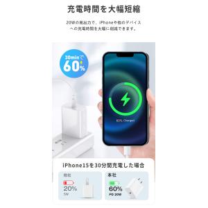 【20W急速充電器】急速充電器 20W充電器 ...の詳細画像5