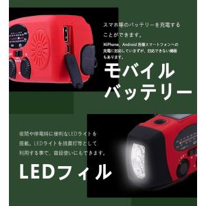 【赤字覚悟!今だけ大特価!】手回し ラジオ 多...の詳細画像4