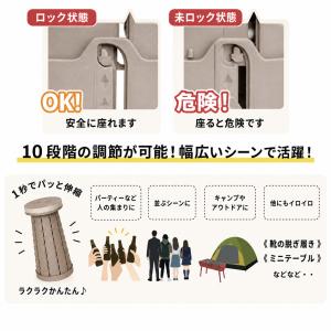 【1秒収納!】折りたたみ椅子 軽量 アウトドア...の詳細画像5