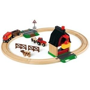 BRIO　ブリオ　レールウェイ　ファームレールセット　33719