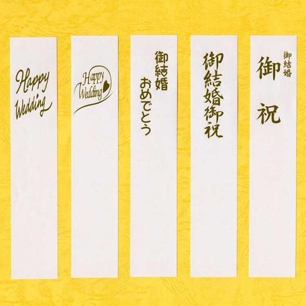 のし袋用短冊金箔結婚お祝いセット
