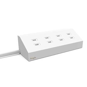 エレコム 電源タップ デザインタップ Angle コーナー 4個口
