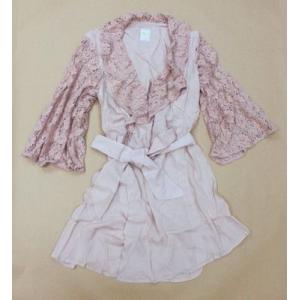 マリカ バイ アドリアーナ レースコートガウン ピンク メール便不可