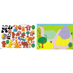 「シールブック レッツゴーどうぶつえん」シール...の詳細画像1