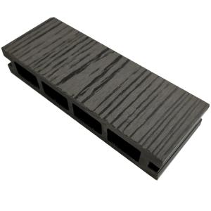 ウッドデッキ 人工木材 サンプル オーロラデッキ 25×140×50mm グレー 床板 板材 人工木 樹脂デッキ （お一人様一点限り）｜liebe