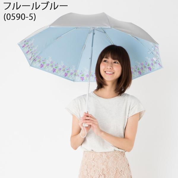 日傘 折りたたみ 晴雨兼用 軽量 レディース UVカット 遮熱 遮光 ひんやり傘 LIEBEN-05...