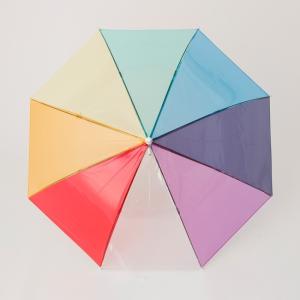 ビニール傘 レインボー 60cm×8本骨 おし...の詳細画像2