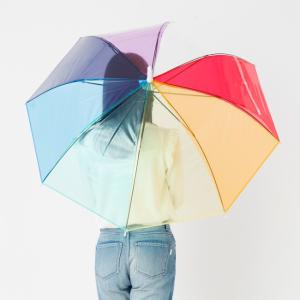 ビニール傘 レインボー 60cm×8本骨 おし...の詳細画像5