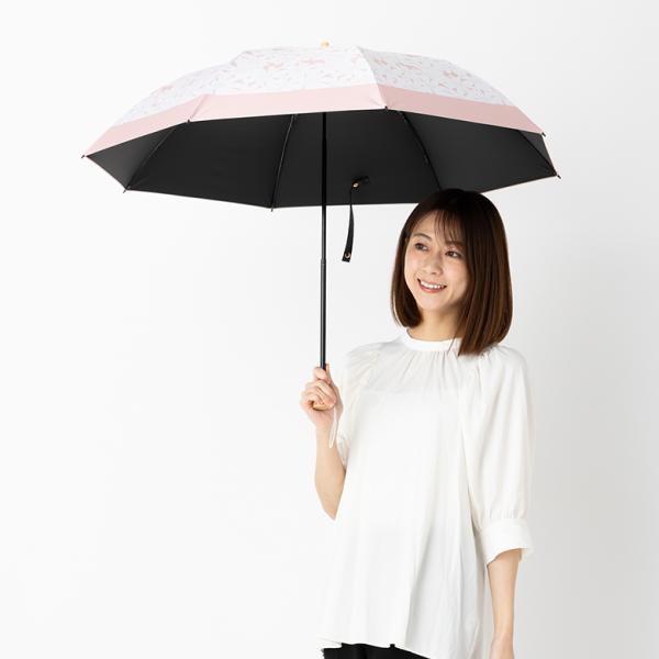 日傘 折りたたみ ＵＶ遮熱遮光折傘 晴雨兼用 50cm×8本骨 UVカット レディース クールプラス...