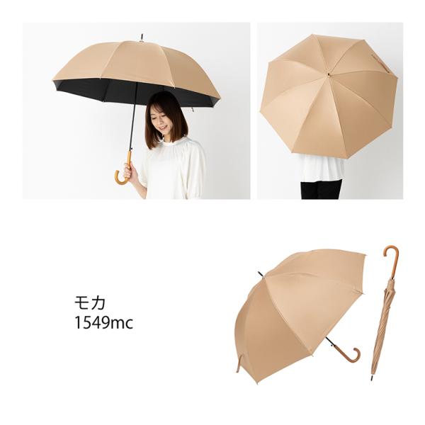 日傘 60cm×8本骨 ＵＶ遮熱遮光ジャンプ傘 無地 晴雨兼用 レディース 女性用 クールプラス ギ...