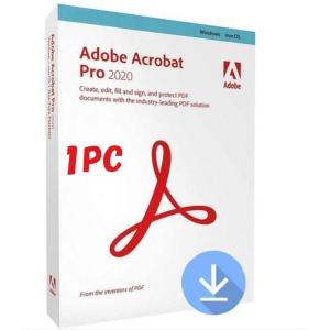 Adobe Acrobat Pro 2020日本語(最新PDF製品版)|Windows/Mac対応|オンラインコード版|12か月版 |シリアル番号