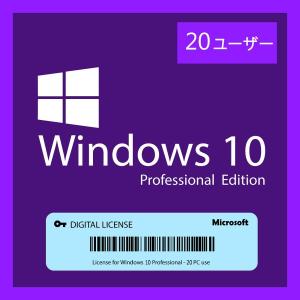 Windows10 Professional os 32bit 64bit マイクロソフト公式サイトからの ダウンロード版 オンラインコード 正規版(日本語) 20PC｜liebestore