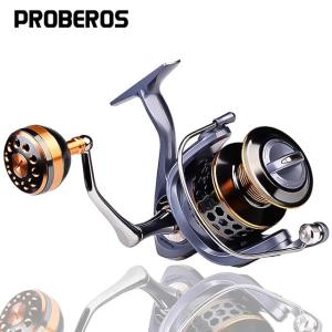 Proberos-金属ハンドル付きスピニングリール,2000-7000シリーズ,塩水鯉釣り用,最大抗力11-21kg｜liefern