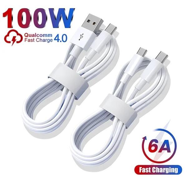 USB Type-C急速充電ケーブル,100W, Samsung s23,s22,ウルトラ,Huaw...