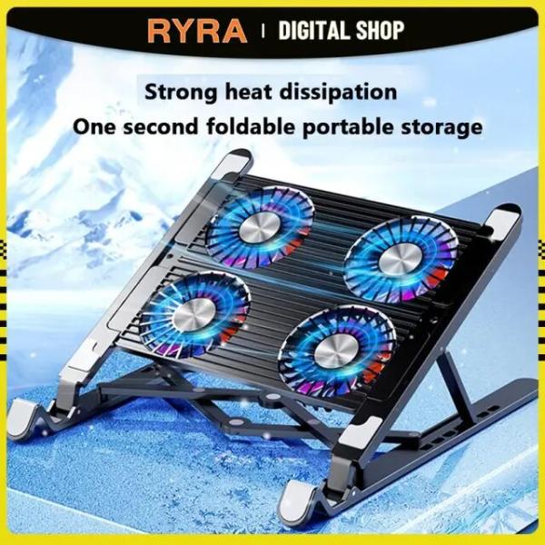 Ryra-PC用のサイレント折りたたみ式ラップトップ冷却パッド,11?2/4インチ用のポータブル高さ...