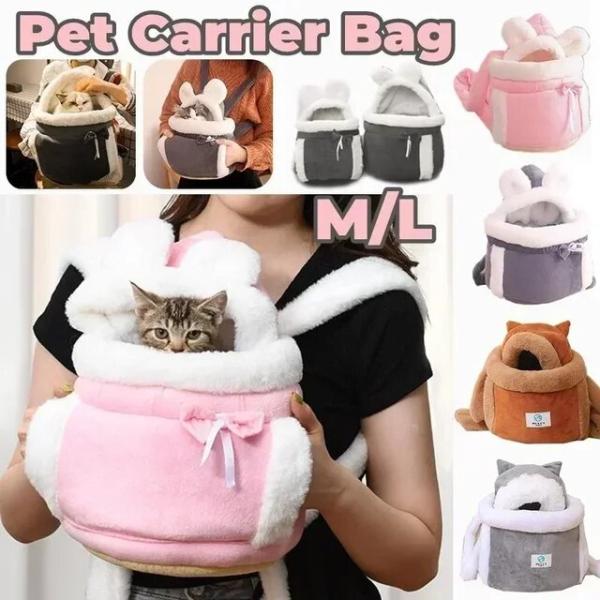 旅行猫用屋外ぬいぐるみバッグ,小型犬猫用ぬいぐるみカバー,寸法6/12kg,冬に適しています