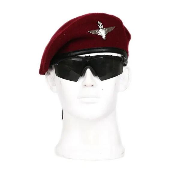 Tomwang uk英国陸軍パラシュート抗菌赤ウールロイヤル帽子ミリタリーキャップ