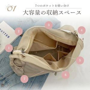 ショルダーバッグ レディース 斜めがけ コンパ...の詳細画像3