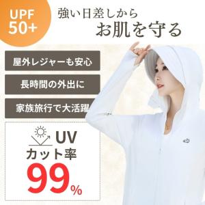 ラッシュガード レディース UVカット パーカ...の詳細画像2