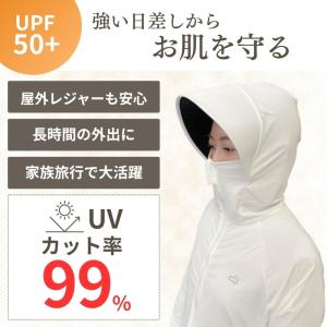 ラッシュガード レディース UVカット パーカ...の詳細画像2