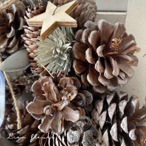 リース クリスマス ドライフラワー 松ぼっくり...の詳細画像4