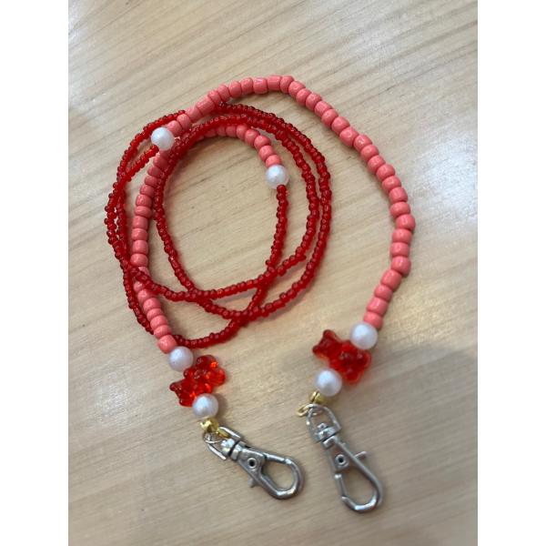 マスクチェーン　ビーズ