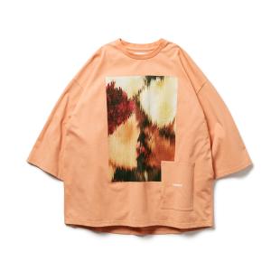 TIGHTBOOTH タイトブース【TBPR】TONGUE FU 7 SLEEVE T-Shirt (Salmon)スケートボード TIGHT BOOTH PRODUCTION タイトブースプロダクション