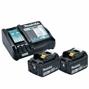 マキタ 純正 BL1830B 2個 + DC18RF 急速充電器 バッテリー セット 18V 3.0Ah 国内正規品 A-60442 makita TD172 TD173 BL1860 BL1850 BL1460B 対応