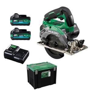 HiKOKI C3605DA (SK) (2XPSZ) フルセット コードレス丸のこ 36V 125mm BSL36A18BX 2個 バッテリー 充電器 UC18YDL2 ケース 純正 ハイコーキ