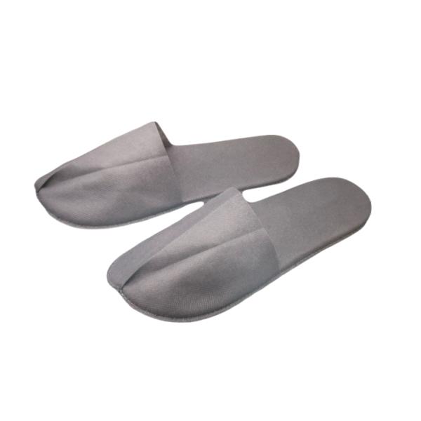 [使い捨てスリッパ] 無縫製スリッパ リーフ 9か国語案内文付きOPP袋入り 500足