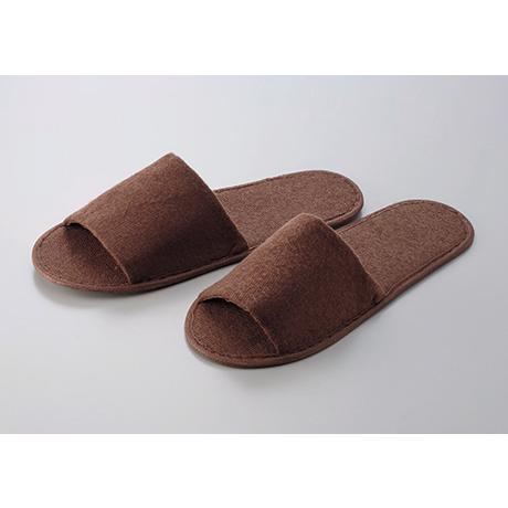 使い捨てスリッパ ラグーン ブラウン 9カ国語案内文付OPP袋入り 300足