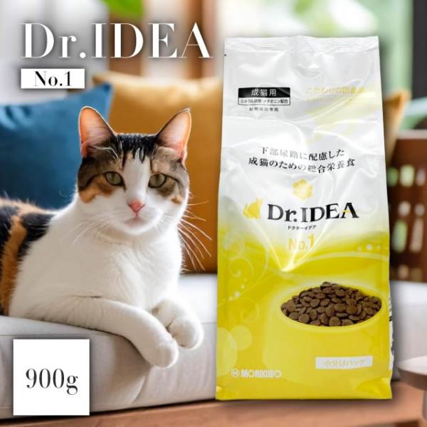 ドクターイデア No.1 900g Dr.IDEA 下部尿路に配慮した 成猫のための 総合栄養食 ド...