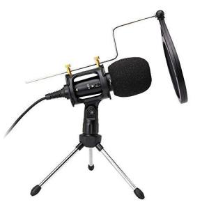 Moyo マイク コンデンサーマイク iPhone スマホ PC 卓上マイク