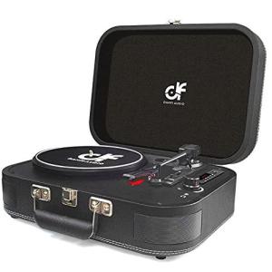 レコードプレーヤー スピーカー内蔵 Bluetooth USB録音LP音楽 多機能 33 45 78回転対応 3.5mm ヘッドホン RCA出力端子