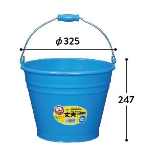 バケツ 12L 広口 アルミハンドル カラーバ...の詳細画像3