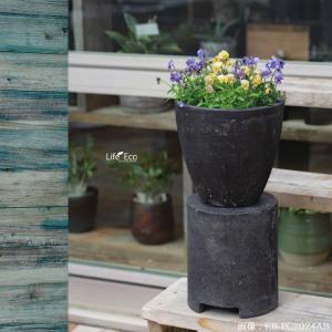 花台(鉢置台) テラコッタ製 ペデスタル プリ...の詳細画像3