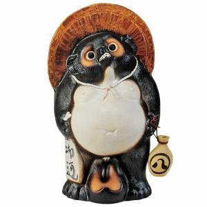 信楽焼 たぬき 狸 置き物 大型 インテリア オブジェ 家具 陶器 商売