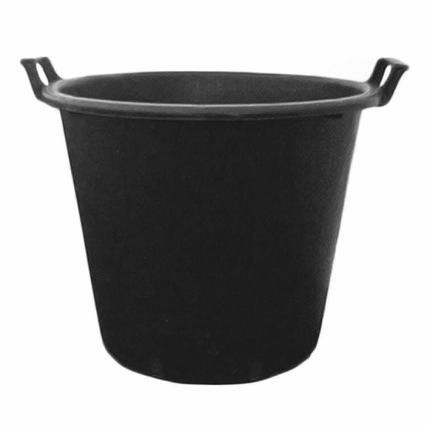植木鉢 軽量 ナーセリーポット ハンドル付（育苗、栽培、インナーポット用） ブラック（黒） / φ4...