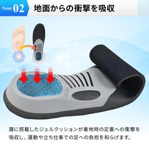 インソール 扁平足 アーチサポート 中敷き 衝...の詳細画像4