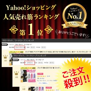 吊り下げ収納 クローゼット バッグ収納 アイデ...の詳細画像1