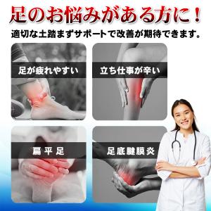 インソール 扁平足 土踏まず 偏平足 衝撃吸収...の詳細画像2