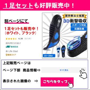 インソール 衝撃吸収 2足セット スポーツ 疲...の詳細画像2