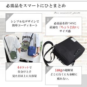 ショルダーバッグ メンズ 小さい ミニショルダ...の詳細画像4