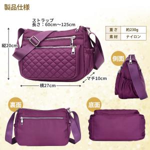 ショルダーバッグ レディース 軽い 小さめ 斜...の詳細画像5