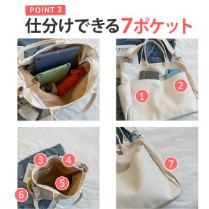 ショルダーバッグ 大きめ レディース 軽い 斜...の詳細画像4