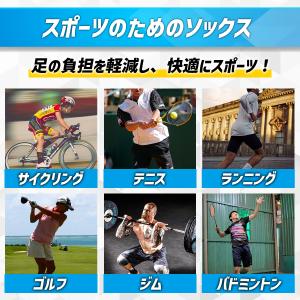 スポーツソックス メンズ レディース 3足 靴...の詳細画像1