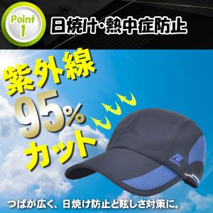 ランニングキャップ メンズ レディース 夏 秋...の詳細画像5