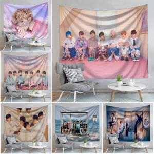 掛け布 150*130cm キーホルダー1個おまけ bt21 布ポスター 背景布 bts グッズ 韓国 ファッション プレゼント 人気