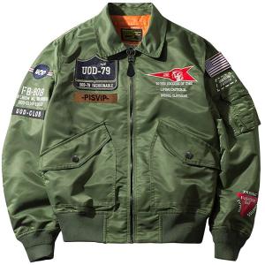 セミオーガストコートメンズフライトジャケッ�