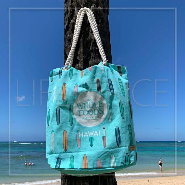 WHOLE FOODS MARKET ホールフーズマーケット ロープトートバッグ ハワイ限定 サーフ...